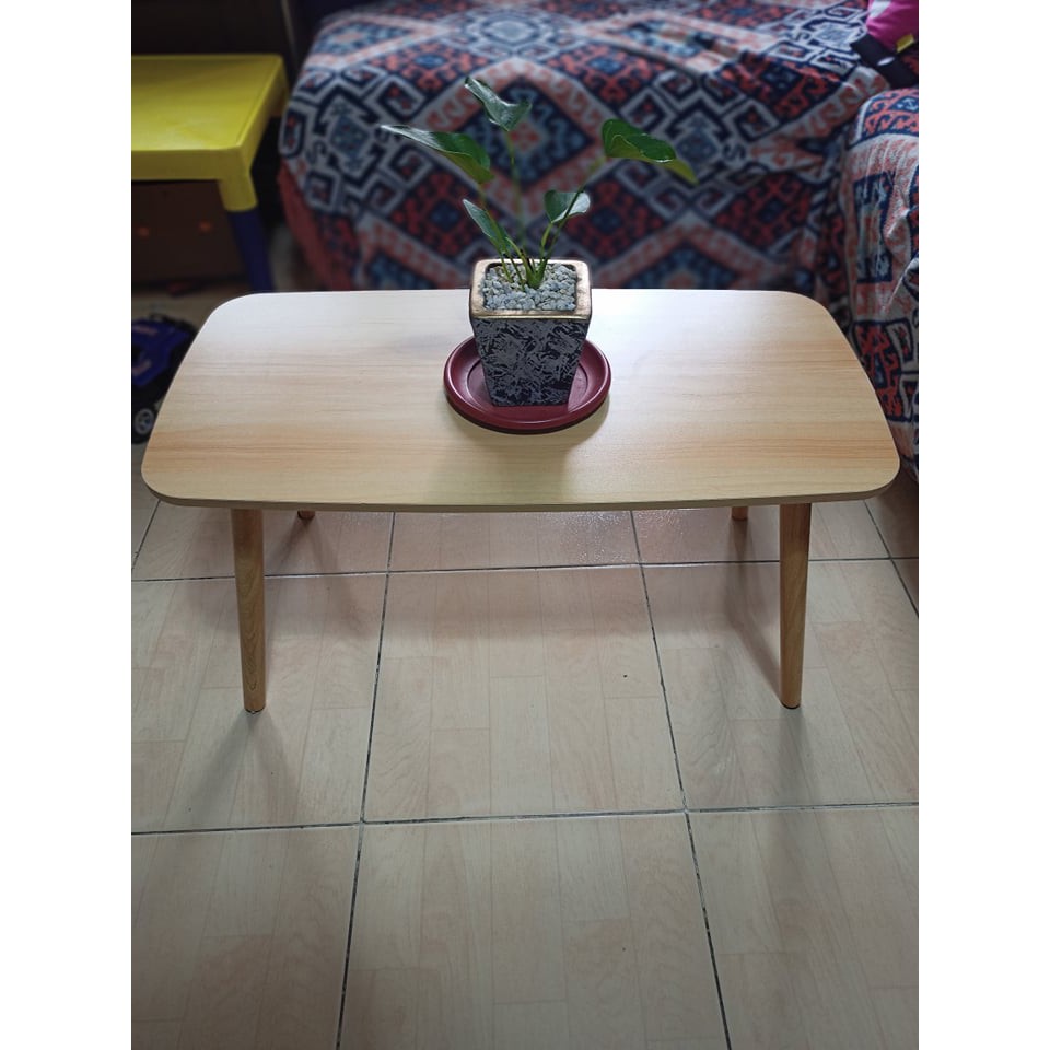 Nordic Style Wooden Center Table Multifunction Table Shopee Philippines