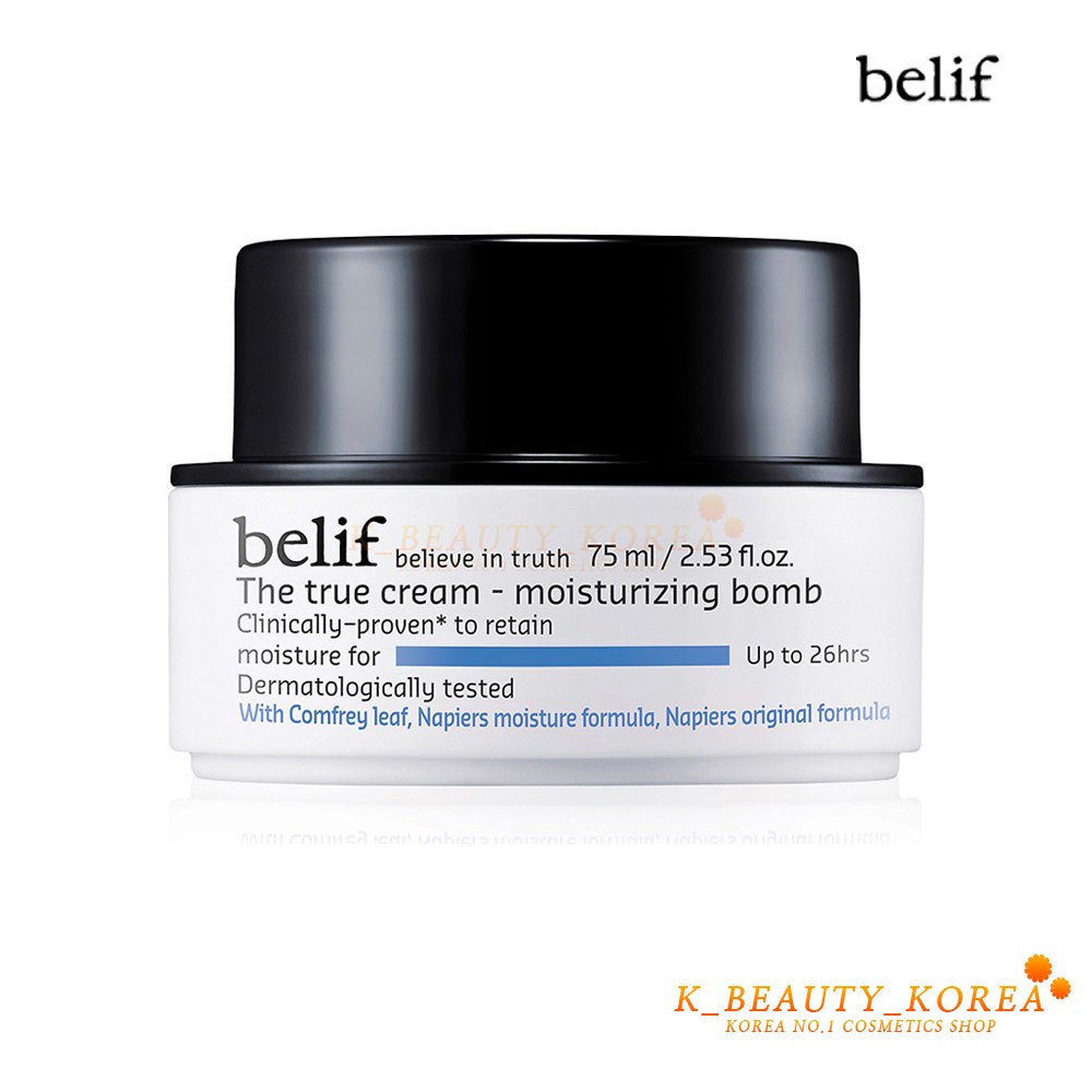 belif moisturizing korean true cream