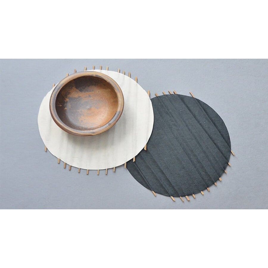 Circular Buri Placemat (Plain White) Shopee Philippines