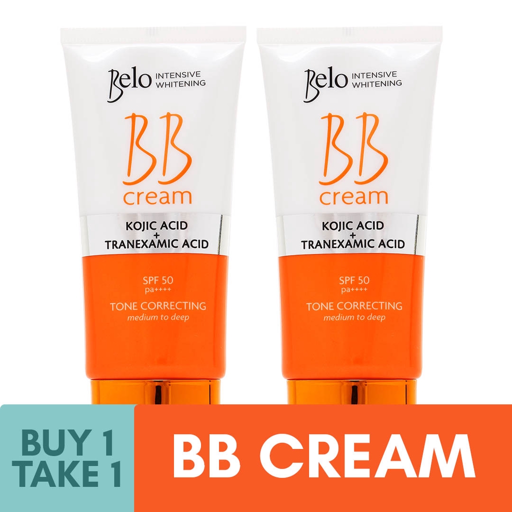 Belo Intensive Whitening BB Cream 50mL Buy 1 Take 1 Shopee Philippines