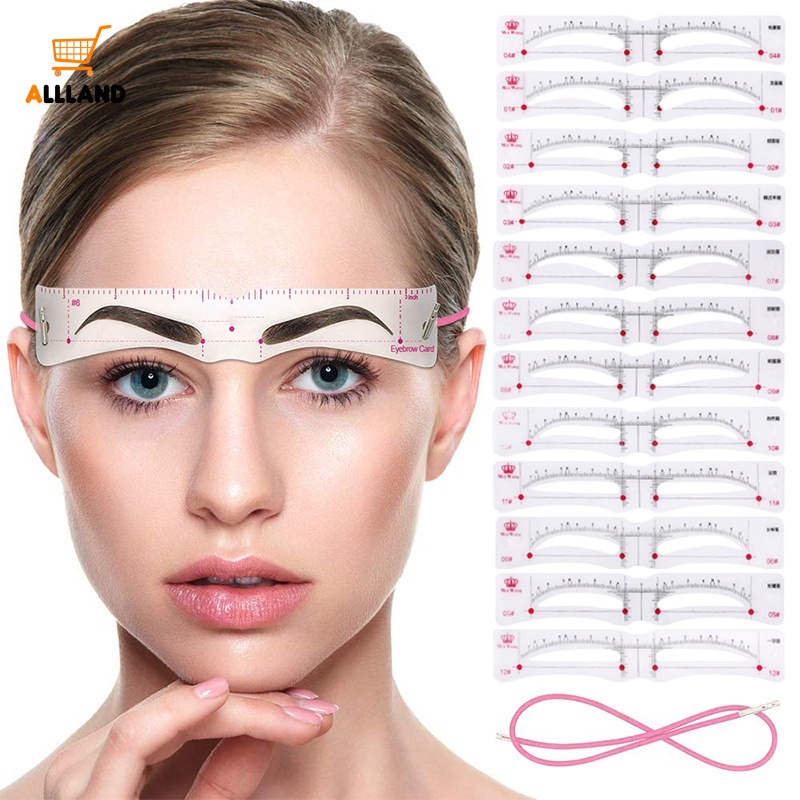 Reusable Eyebrow Drawing Shaping Template/ Head Mounted Conjoined ...