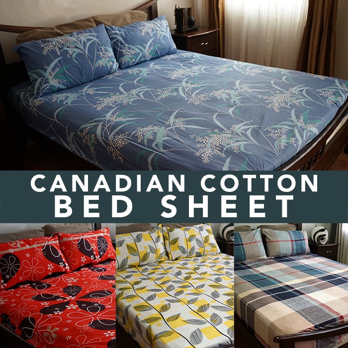 NEW! BED SHEET 3 IN 1CANADIAN COTTON (HIGH QUALITY KING, FULL, QUEEN