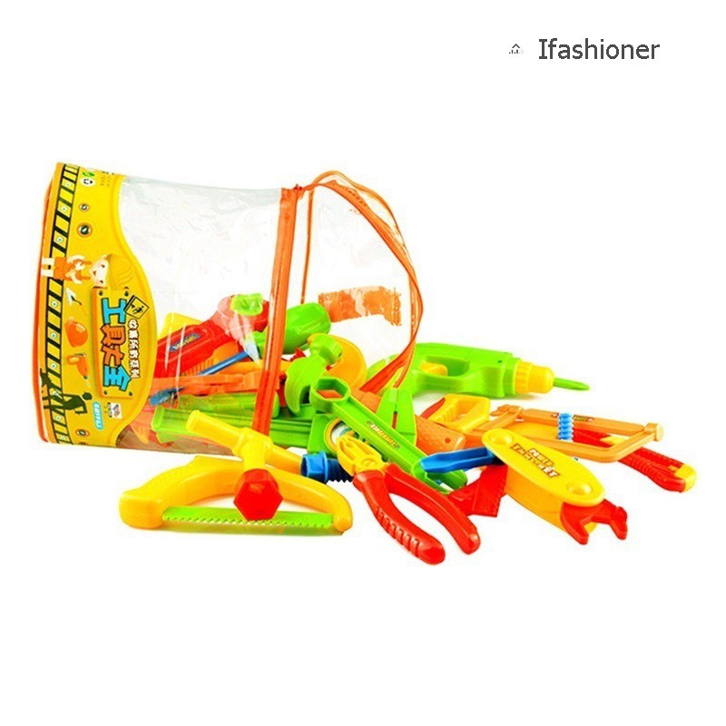 14pcs Repair Tools Set Craftsman Pretend Play Toy for Kid Fixing Skill Xmas Gift