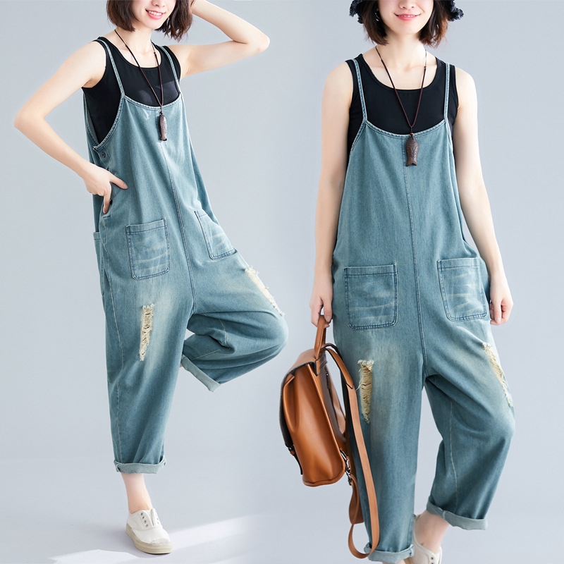 fat woman in jumpsuit