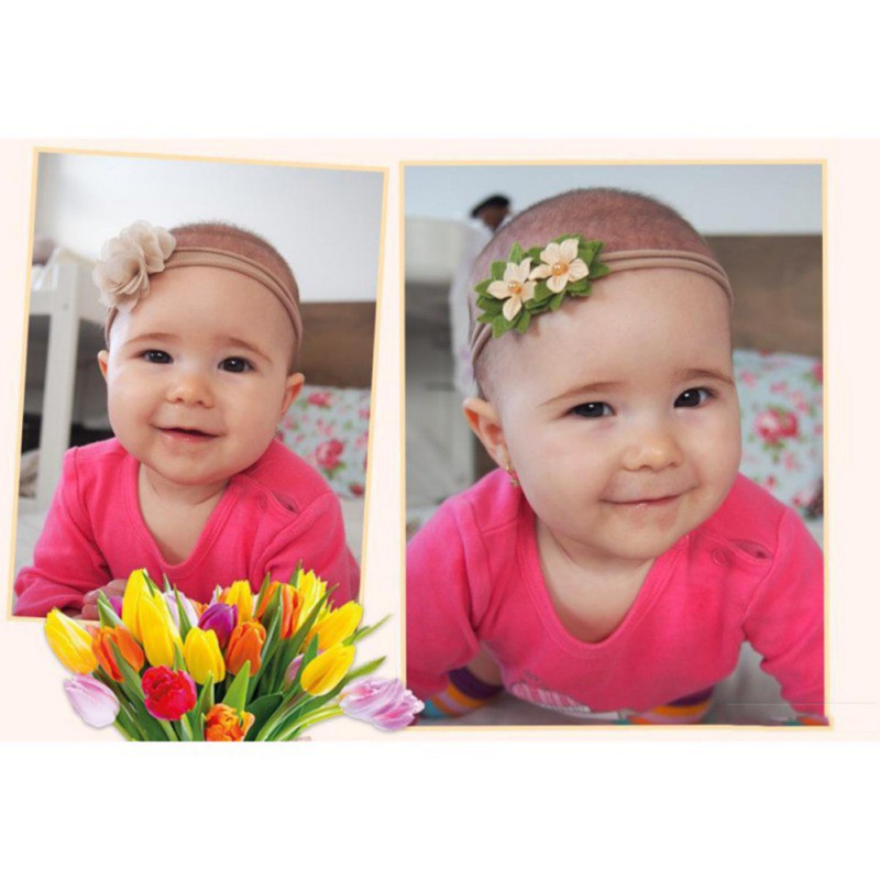 flower girl headband baby