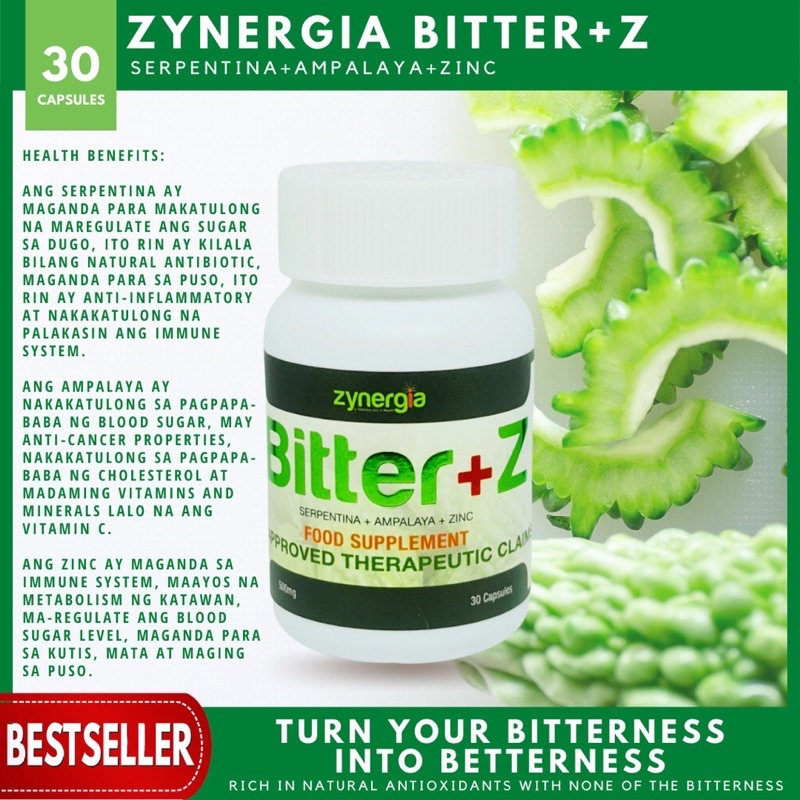 DOC ATOIE BITTER Z BITTER+Z Synergia diabetic sugar blood Shopee