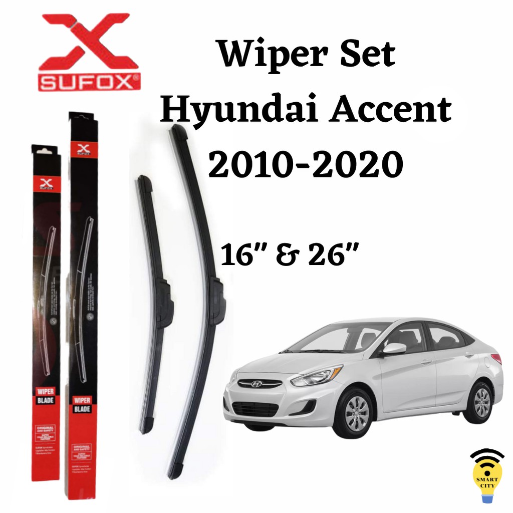 For Hyundai Accent Hc 2018 2019 2020 2021 2022 Front Wiper Blades
