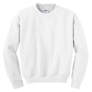 gildan white sweater