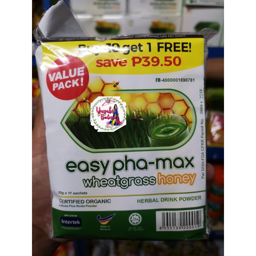 10+1 Wheatgrass Honey Herbal Drink (Value Pack) Shopee Philippines