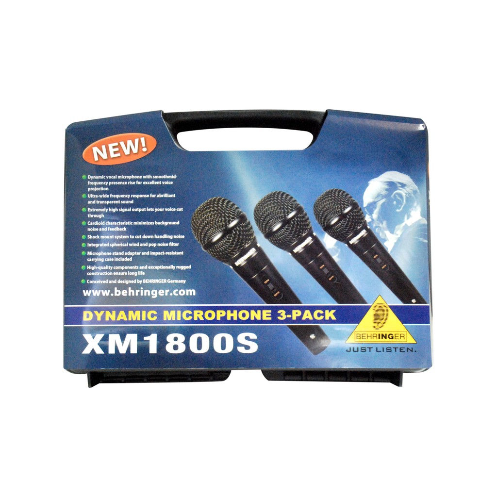 XM1800S Behringer 3Pack Dynamic Microphone Shopee Philippines