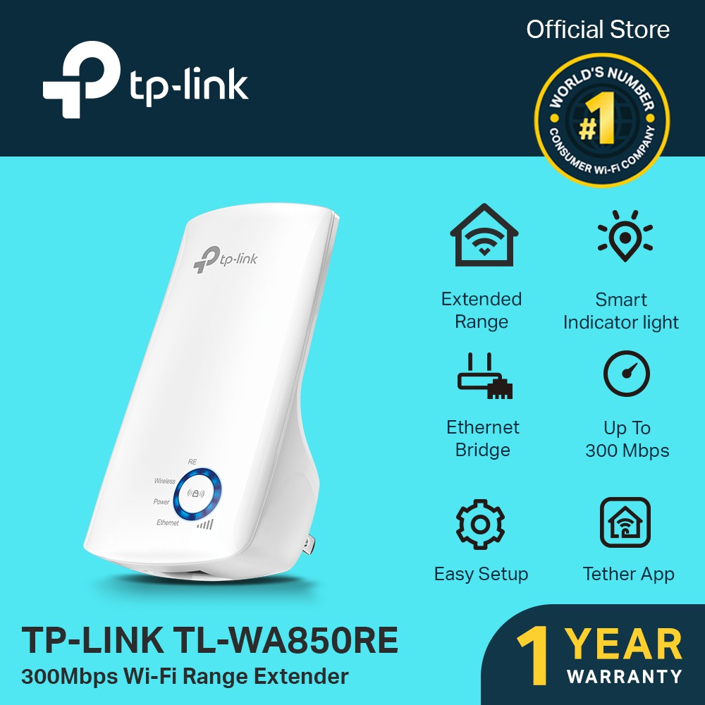 Tp Link Tl Wa850re 300mbps Wi Fi Range Extender Wifi Extender Wifi Booster Wifi Repeater Shopee Philippines