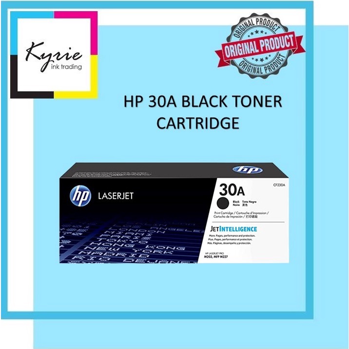 HP 30A Black Original LaserJet Toner Cartridge (CF230A) HP30A | Shopee ...