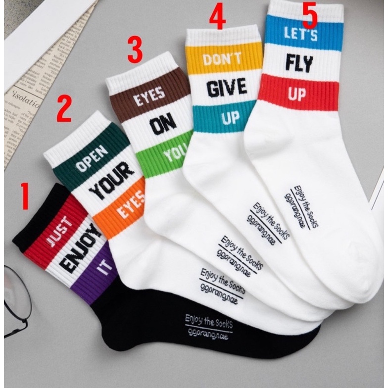 Korean Socks Statement Iconic Socks | Shopee Philippines