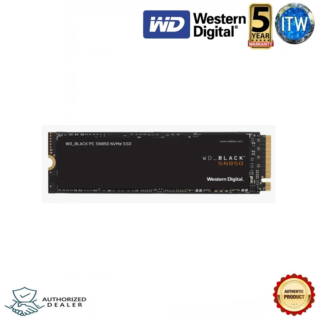 Western Digital Wd Black Sn850 1tb Nvme M 2 Pcie Gen4 Internal Ssd Wds100t1x0e Shopee Philippines