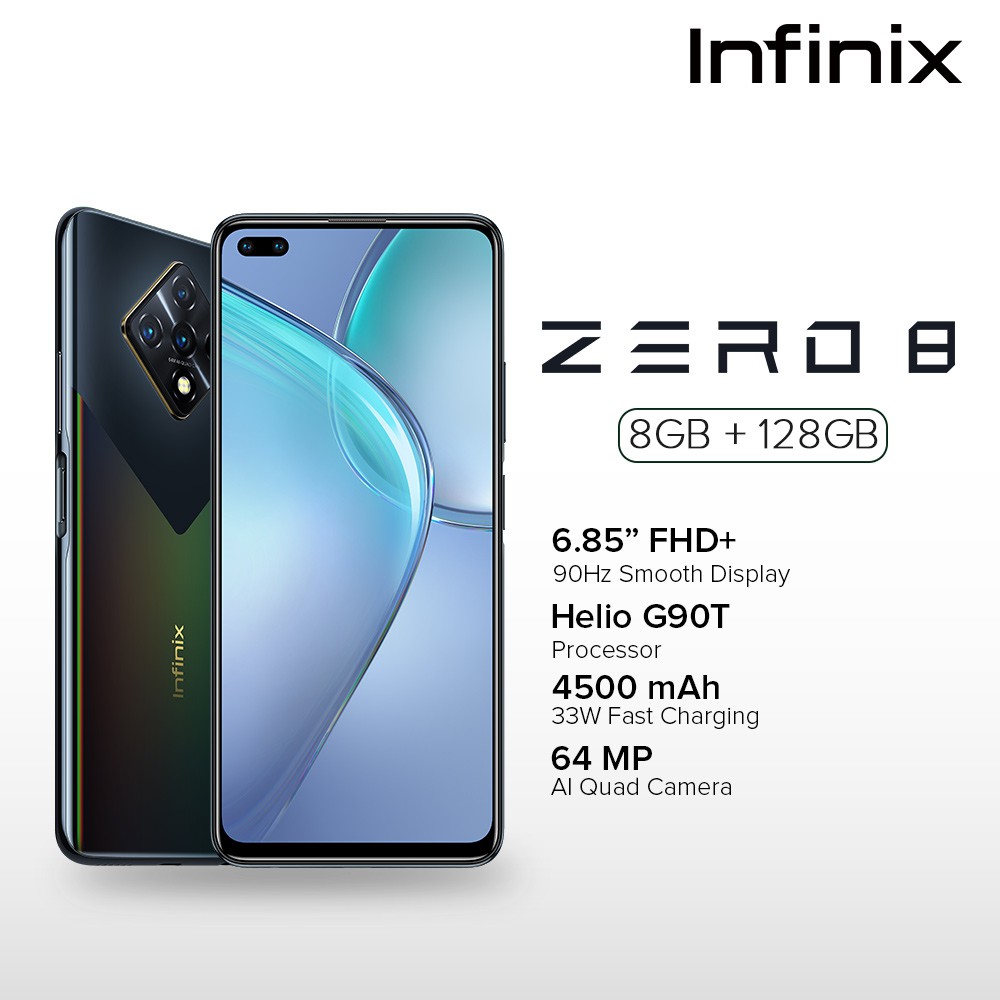 Infinix Zero 8 8GB + 128GB memory (1 year local warranty) | Shopee Philippines