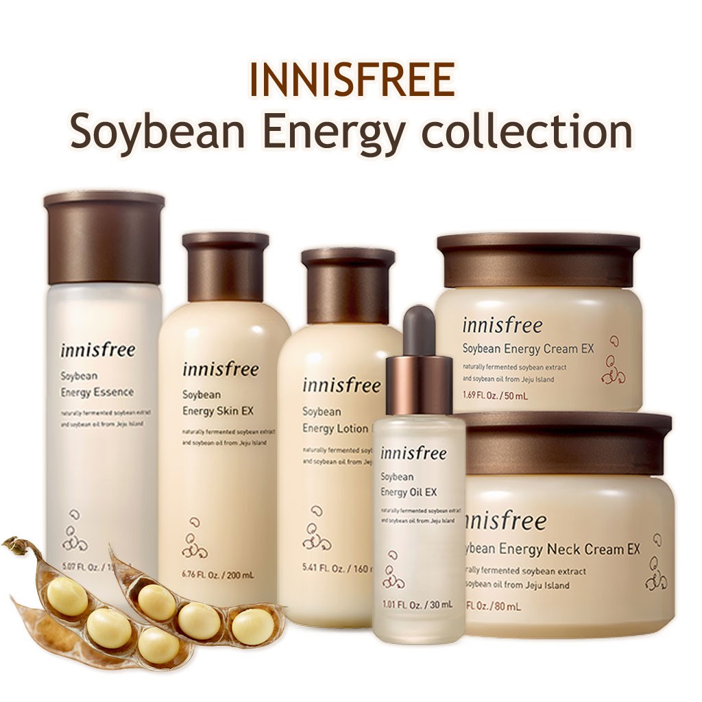 Innisfree Soybean Energy (Essence / Skin / Lotion / Oil / Cream / Neck