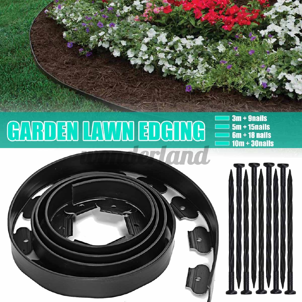 No Dig Garden Edging Border Edge Landscape Lawn Flower Bed Landscaping Flexible Shopee Philippines