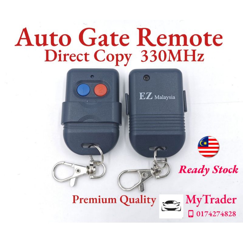 Auto Gate Remote Control "Direct Copy" 330MHz Frequency & Fixed code. Shopee Philippines