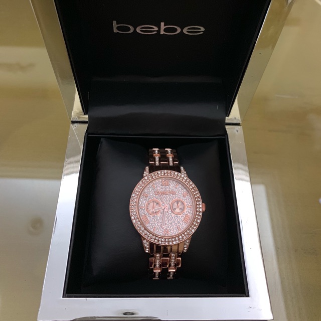 Bebe Rose Gold Ladies Watch Shopee Philippines