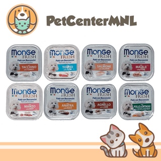 Monge Fresh Pate with Chunkies Wet Food Can for Dogs (100g)