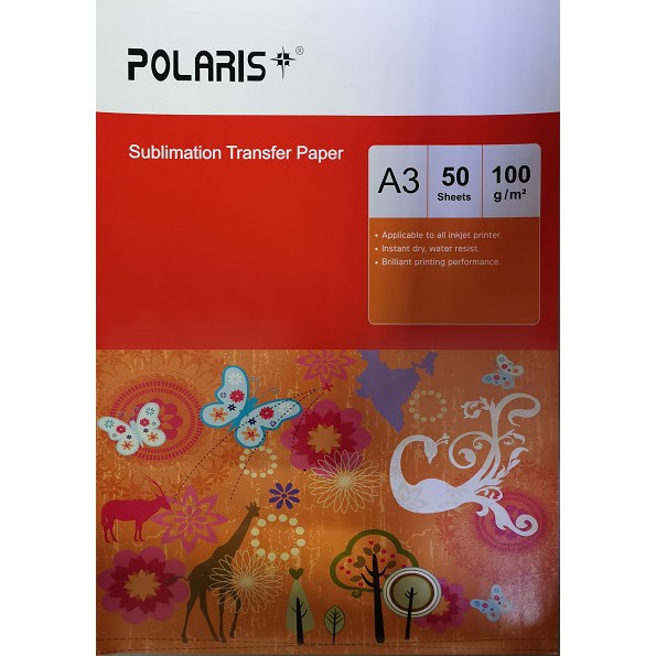 Polaris Sublimation Transfer paper A3 & A4 100 gsm Shopee Philippines