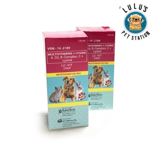 LC Vit Multivitamins 120ml for dogs and cats LC-Vit