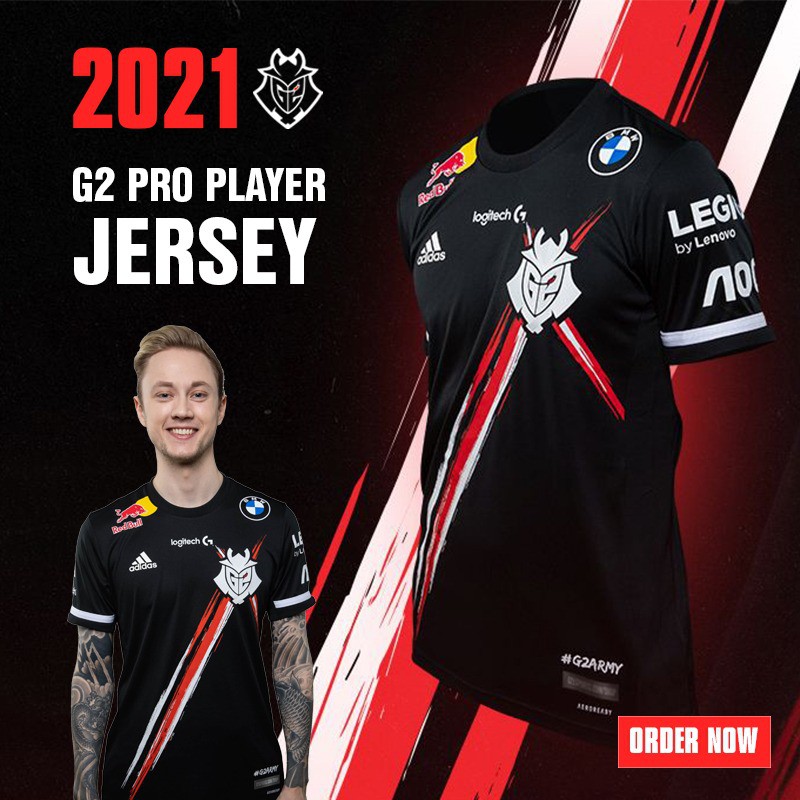 Jersey G2 Esports Gaming Pro Kit Black | Shopee Philippines