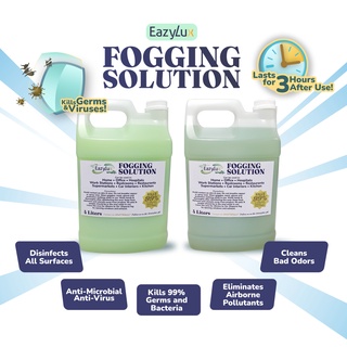 EazyLux 1 Gallon Disinfectant Fogging Solution Air Purifier Humidifier Fog Machine Solution Safe