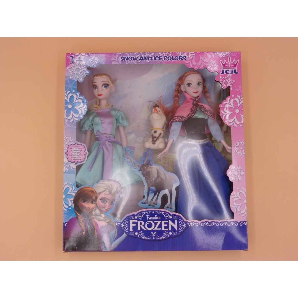 elsa and anna 2 in 1 doll