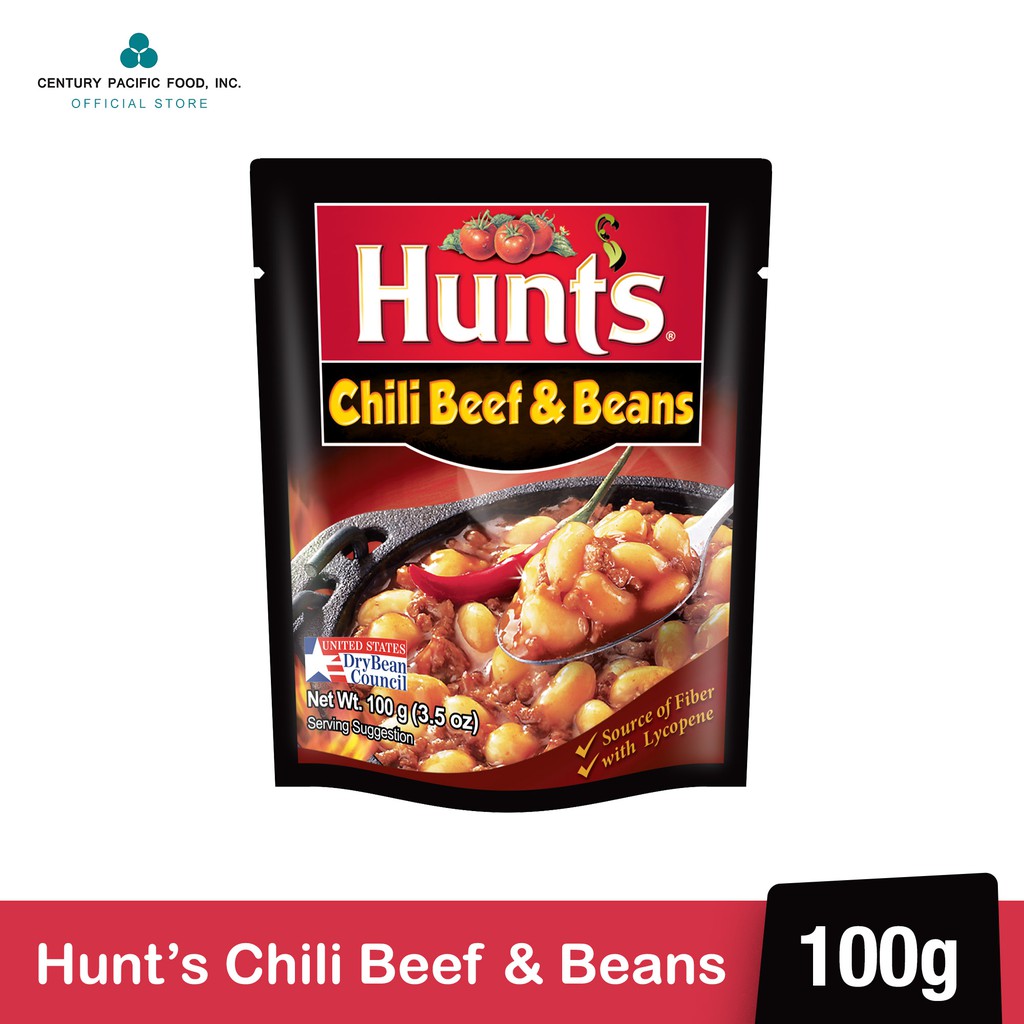 Hunt's Chili Beef and Beans 100g Shopee Philippines