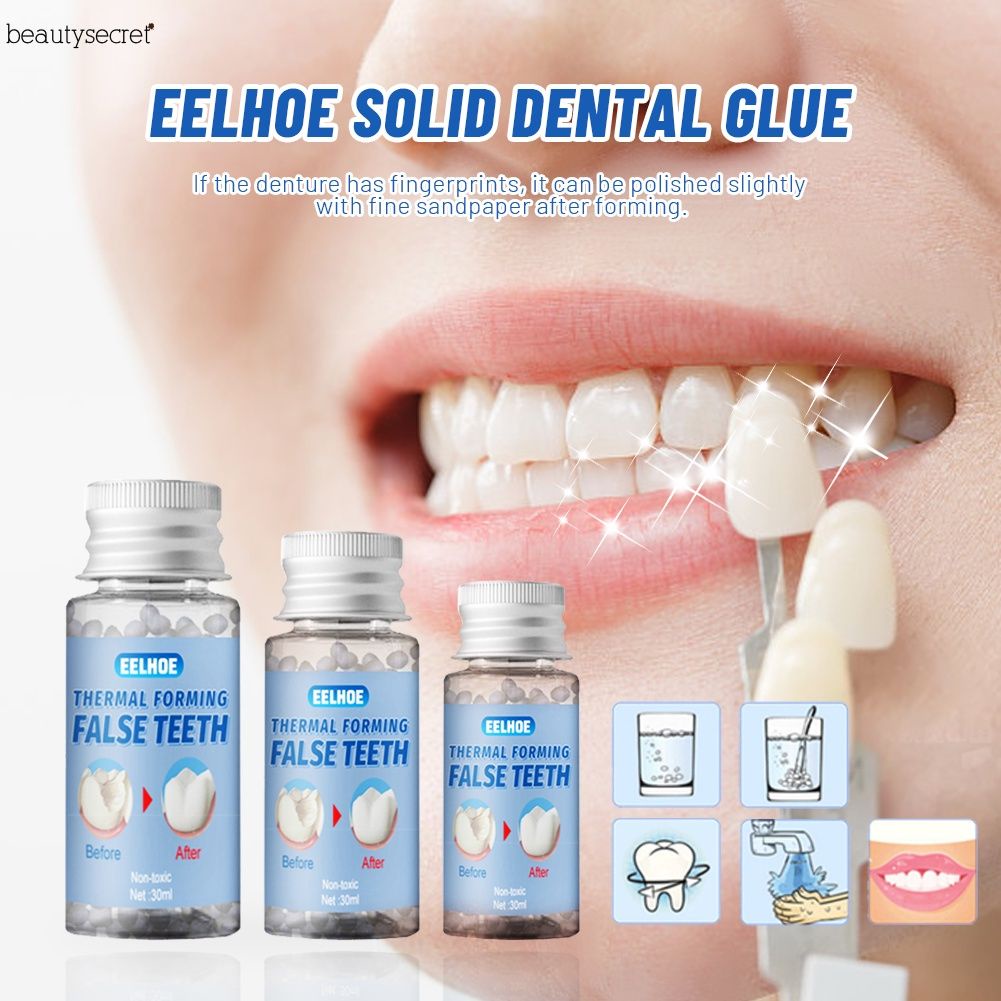 temporary teeth repair kit False Teeth Solid Glue Event party dentures