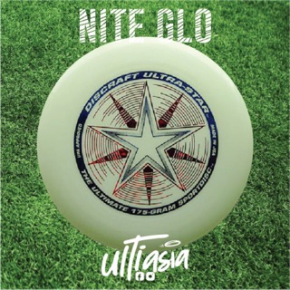 Discraft UltraStar 175g Nite Glow Ultimate Frisbee USA
