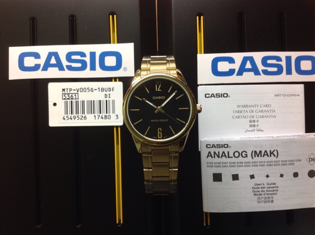 casio analog mak