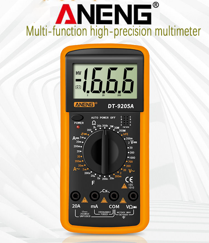 Multimeter Digital multimeter DT9205A high precision electronic digital