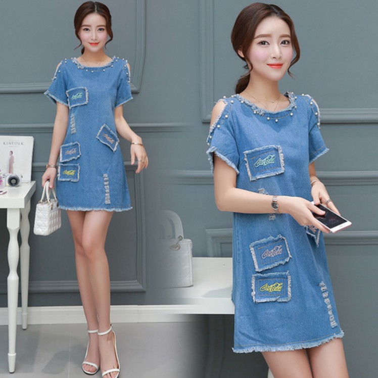 womens denim summer dress