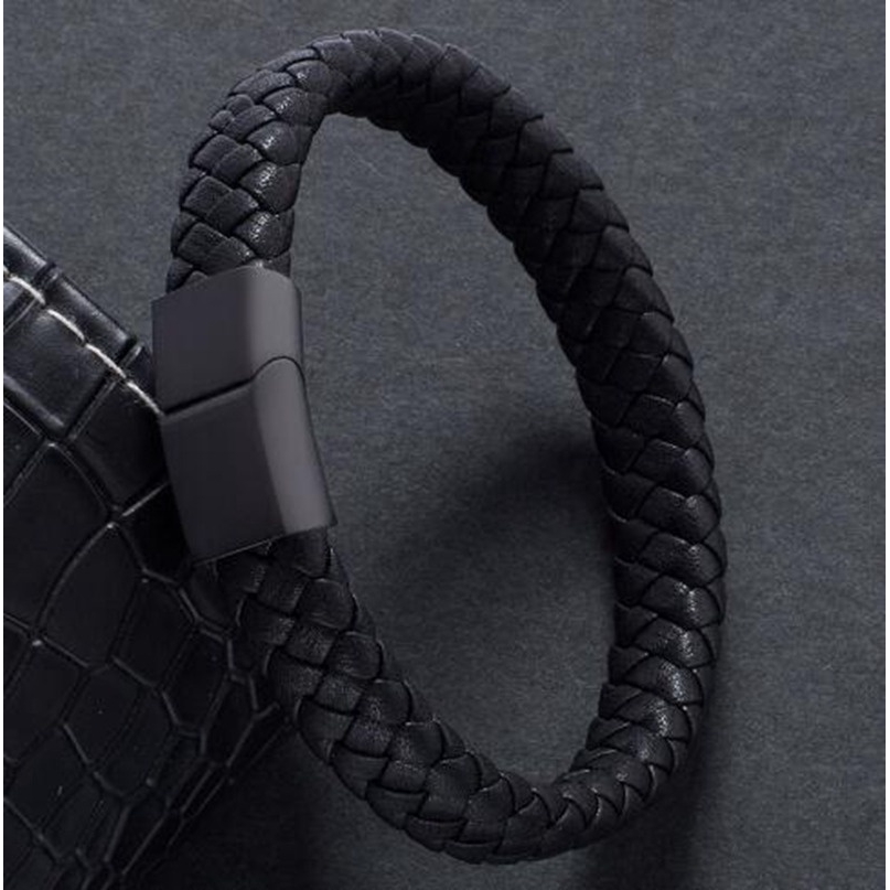 Fashion Men s Jewelry Leather Braided Bracelet Handmade Fashion Men s Jewelry Leather Braided Bracelet Handmade