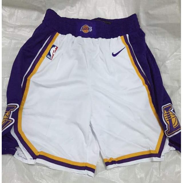 lakers replica shorts