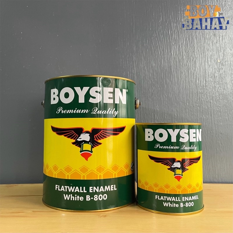 Boysen Flatwall Enamel White B800 Gallon Size (Wood/Metal Paint