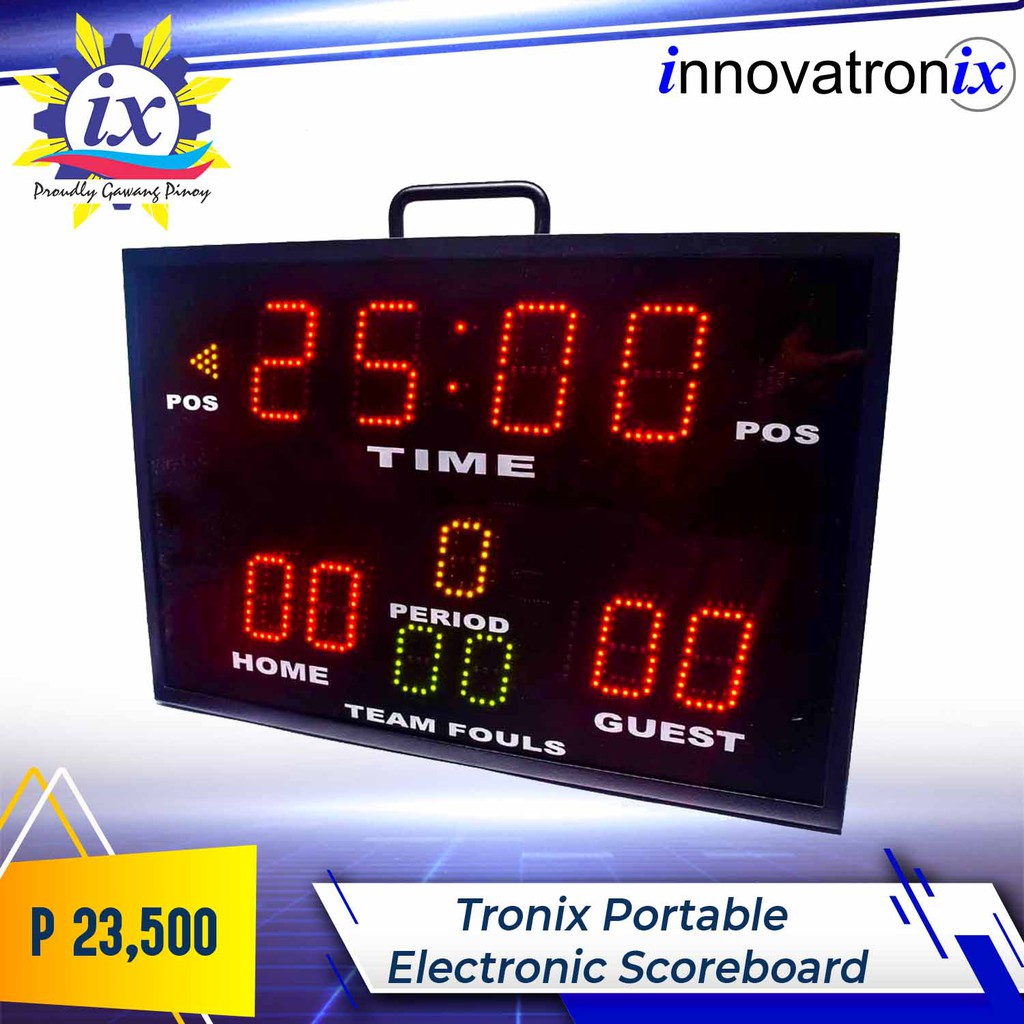 Tronix Portable Electronic Basketball Scoreboard | Shopee Philippines