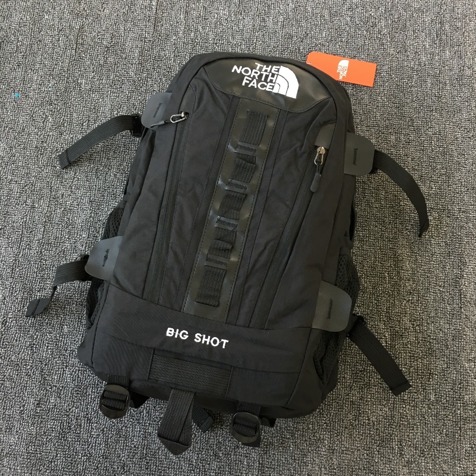 leather north face backpack