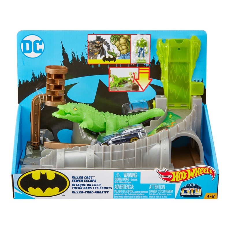 Hot Wheels Batman Killer Croc Sewer Escape Playset (COMPLETE SET) | Shopee  Philippines