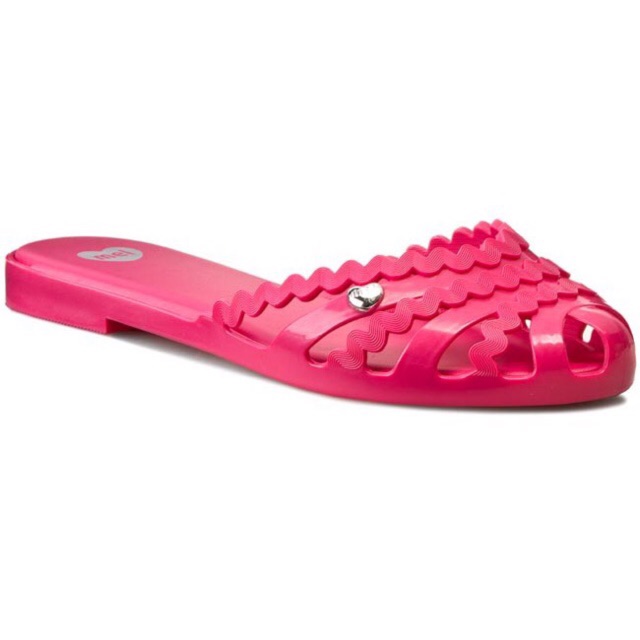 pink jelly mules