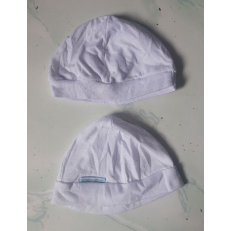 baby white hats