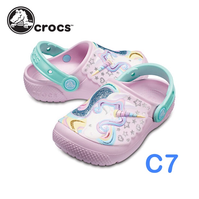 c7 size crocs