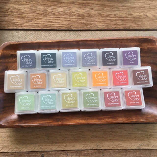 Tsukineko Versacolor Mini Pigment Ink Stamp Pad Versa Color Shopee