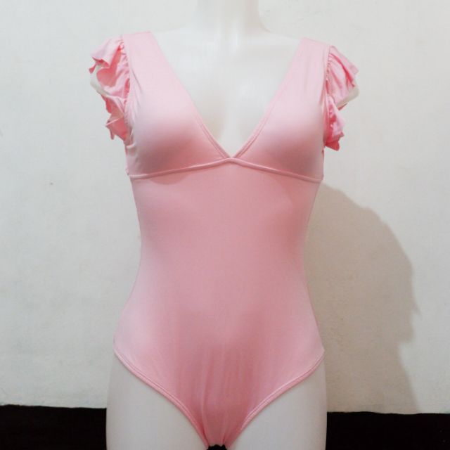 pink classy swimwear