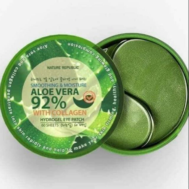 Authentic! ALOE VERA HYDROGEL EYE PATCH Shopee Philippines