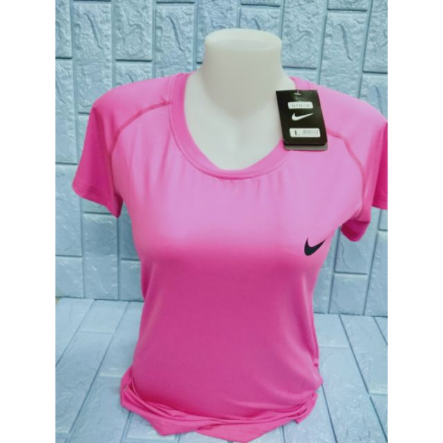 pink nike dri fit t shirt