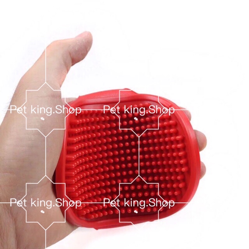 Pets Comb Bathing Tool Palm Grooming Brush Massage Hair Removal  Glove Dog Cat Puppy Co #3