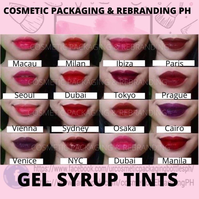 Gel Syrup lip and cheek tint 100ml Shopee Philippines